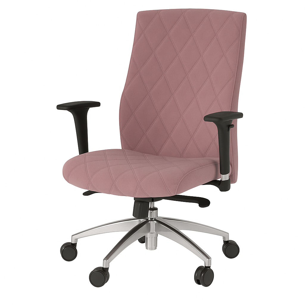 Scaun birou catifea ROZ | model MAGIC O