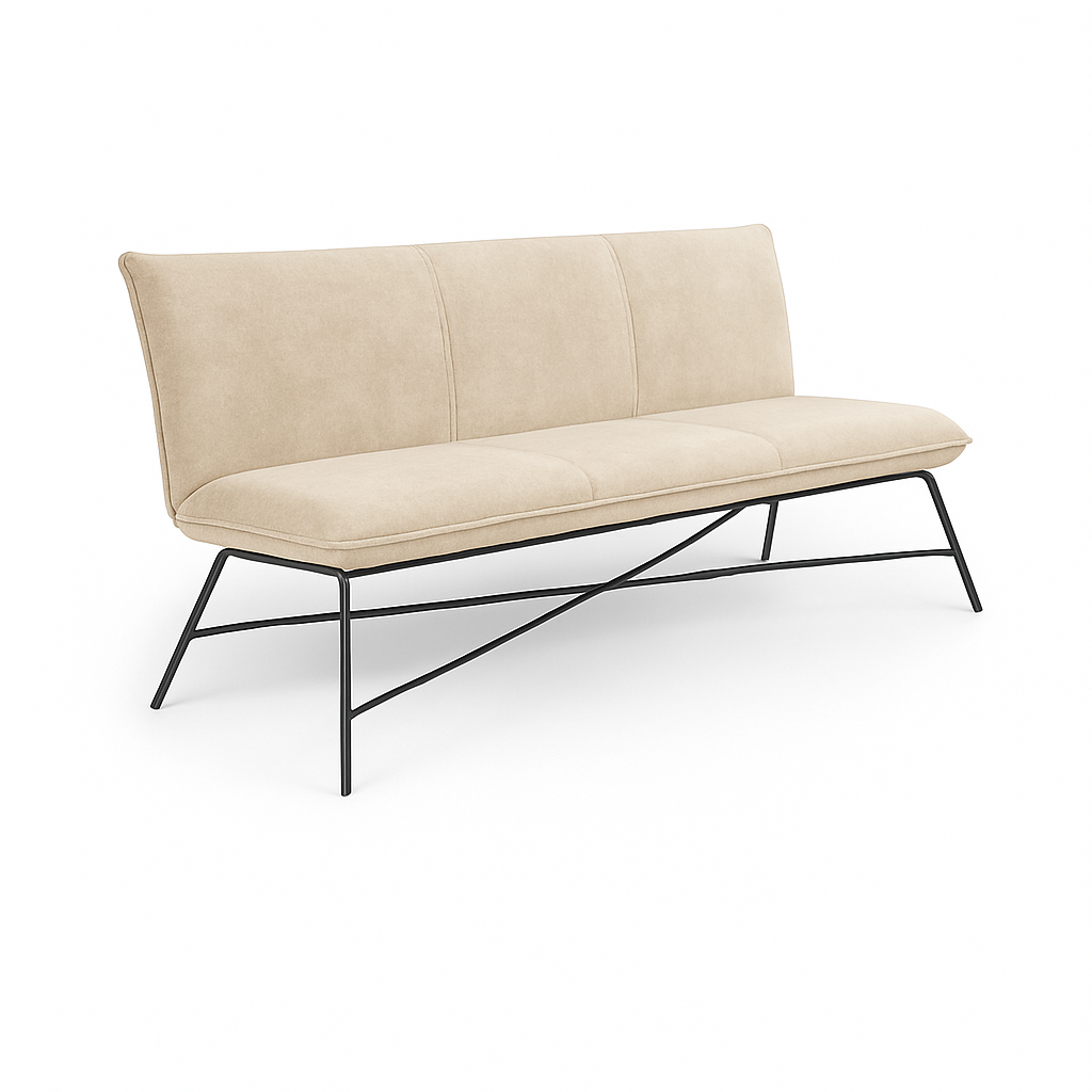 Bancheta catifea VERDE | model FLIP