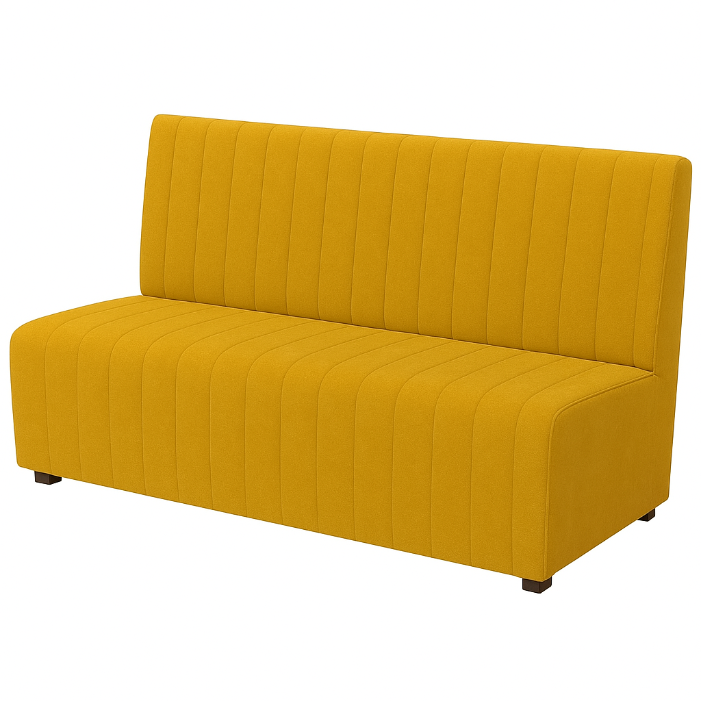 Bancheta catifea LUIGI culoare GALBEN