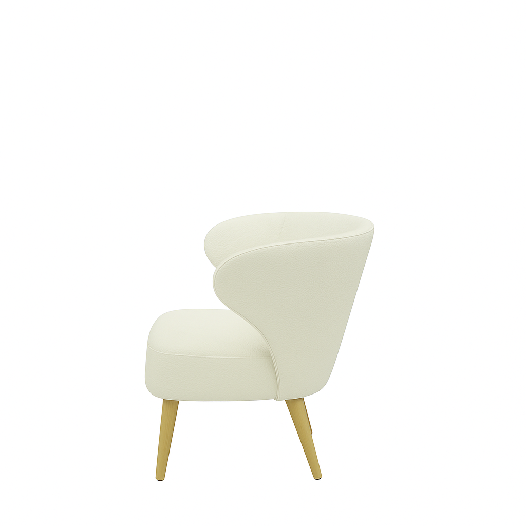 Fotoliu piele BEJ | model CAPRICE