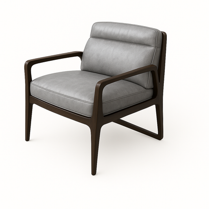 Fotoliu piele GRI | model DARIA A