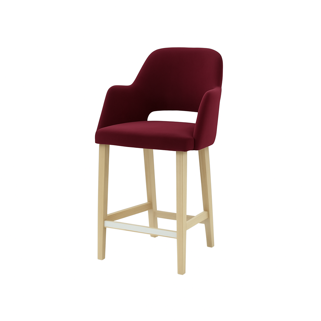 Scaun bar catifea | model APRIL