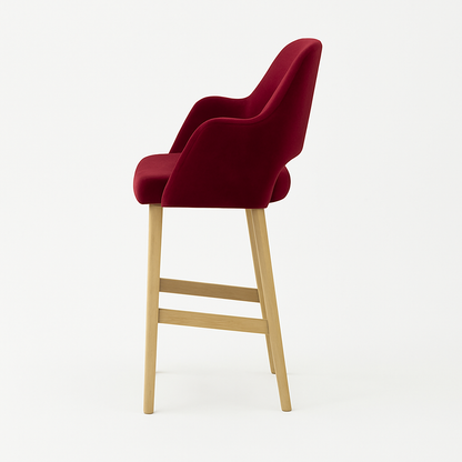 Scaun bar catifea | model APRIL