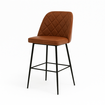 Scaun bar piele naturala ALBA | model FOX