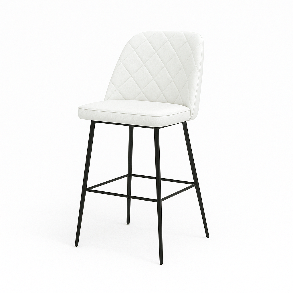 Scaun bar piele naturala ALBASTRA | model FOX