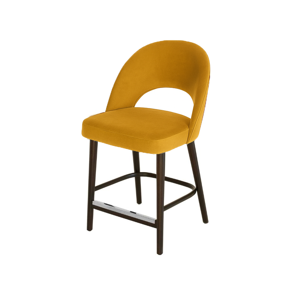 Scaun bar catifea GALBENA | model EXPRES