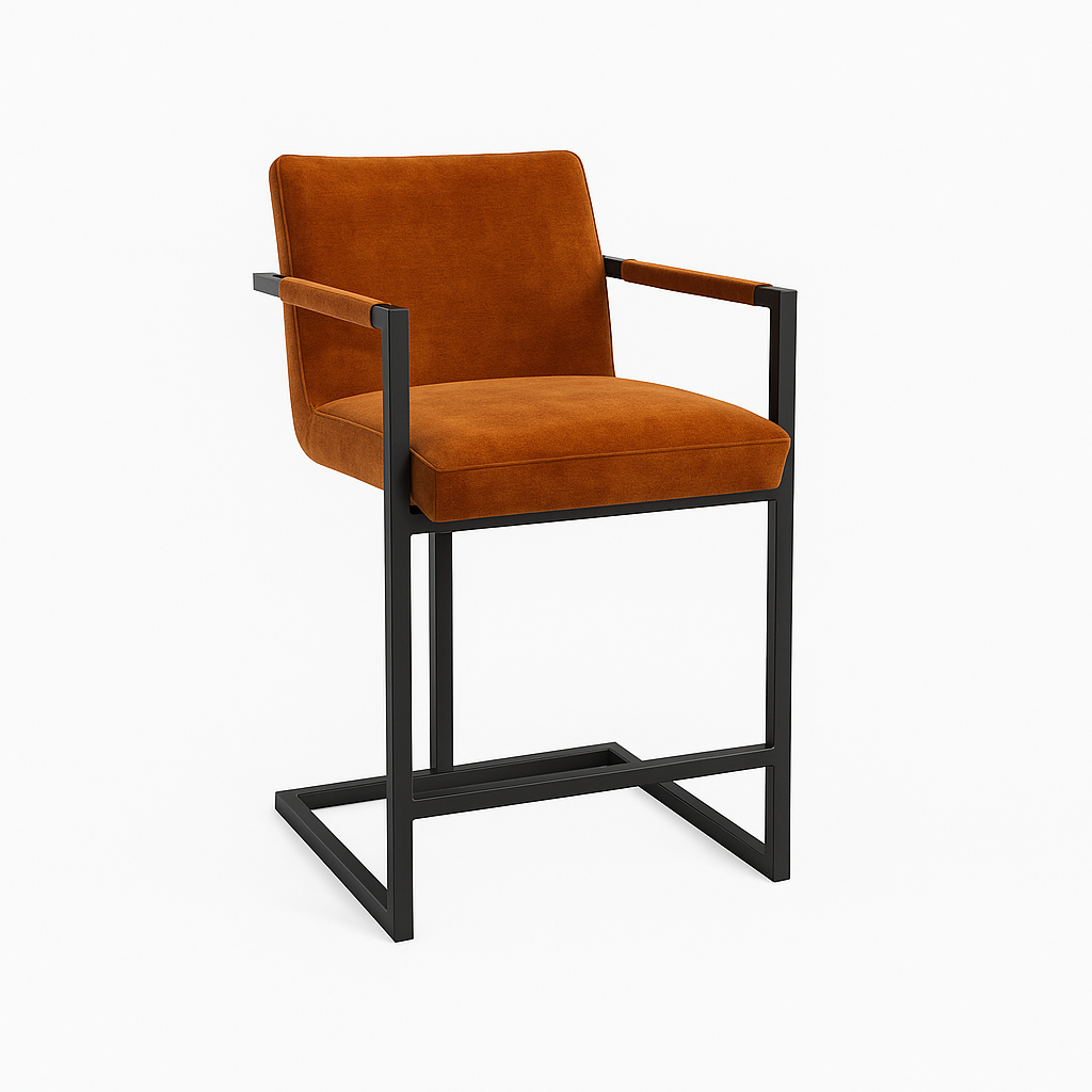 Scaun bar catifea MARO model FLEET