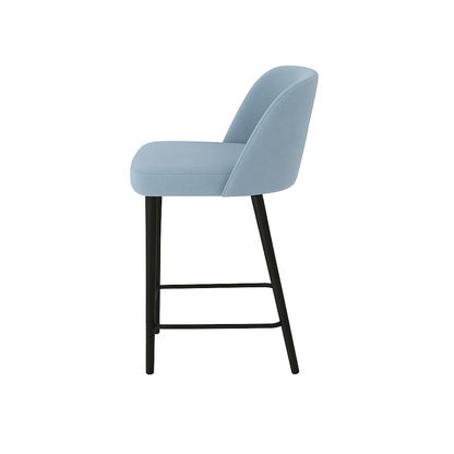 Scaun insula catifea ALBASTRA | model IVA