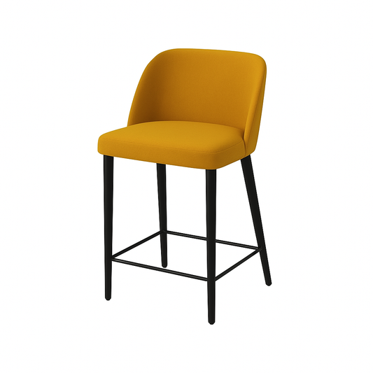 Scaun insula catifea GALBENA | model IVA