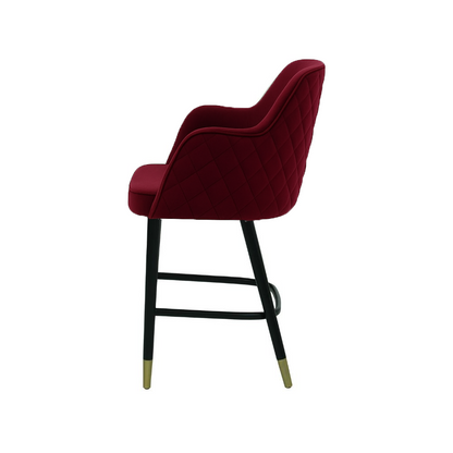 Scaun bar catifea ROZ | model PINO X