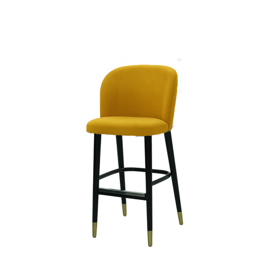 Scaun bar catifea GALBENA | model SAM