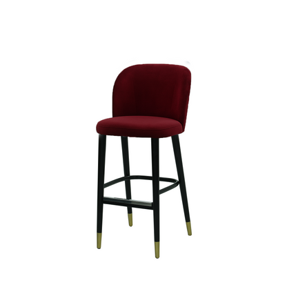 Scaun bar catifea VERDE | model SAM