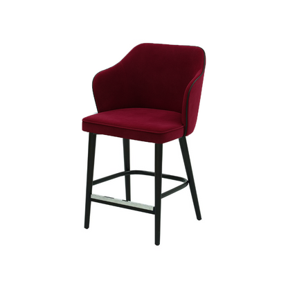 Scaun bar catifea ALBASTRA | model ZEUS