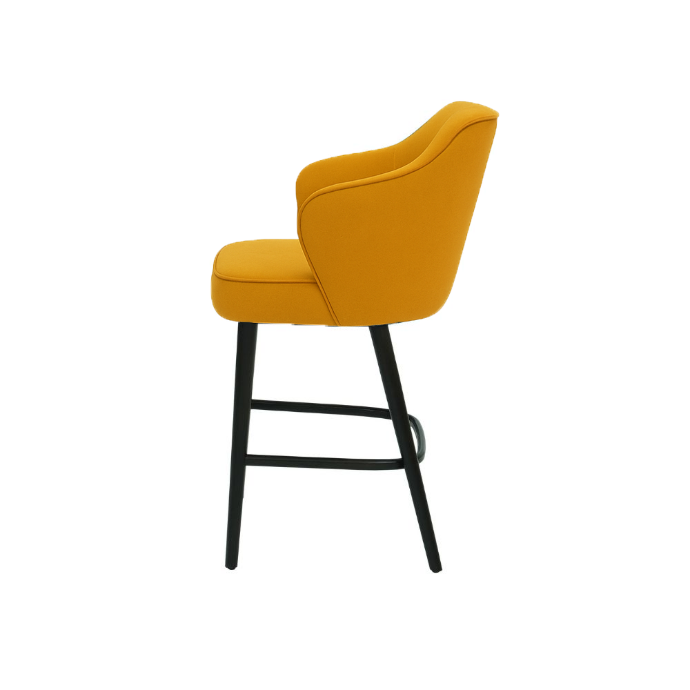 Scaun bar catifea ROZ | model ZEUS