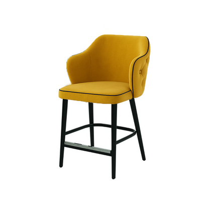 Scaun bar catifea ALBASTRA | model ZOE