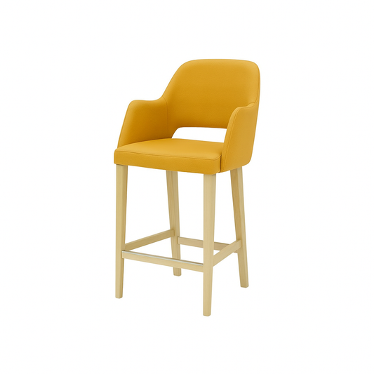 Scaun bar piele naturala | model APRIL