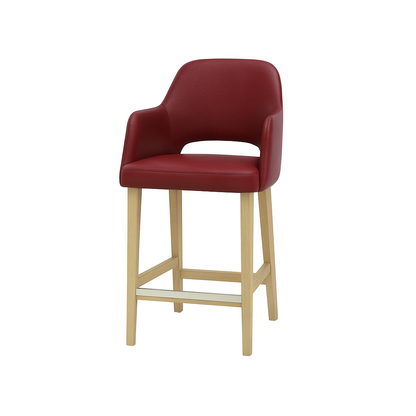 Scaun bar piele ALBA | model APRIL