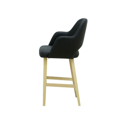 Scaun bar piele ALBA | model APRIL