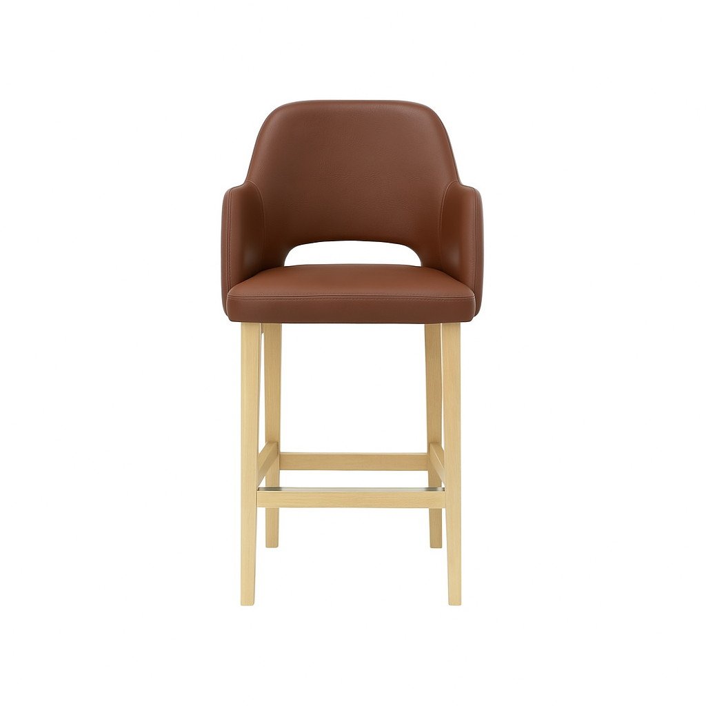 Scaun bar piele ROSIE | model APRIL