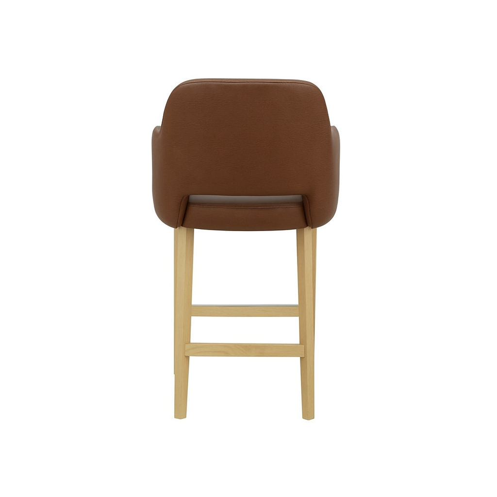 Scaun bar piele naturala | model APRIL