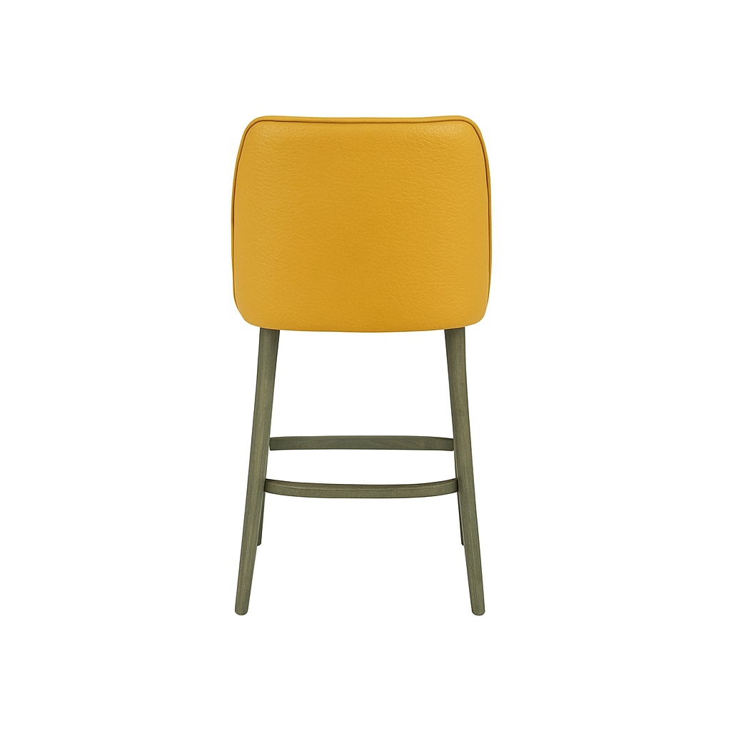 Scaun bar piele ALBASTRA | model GINA