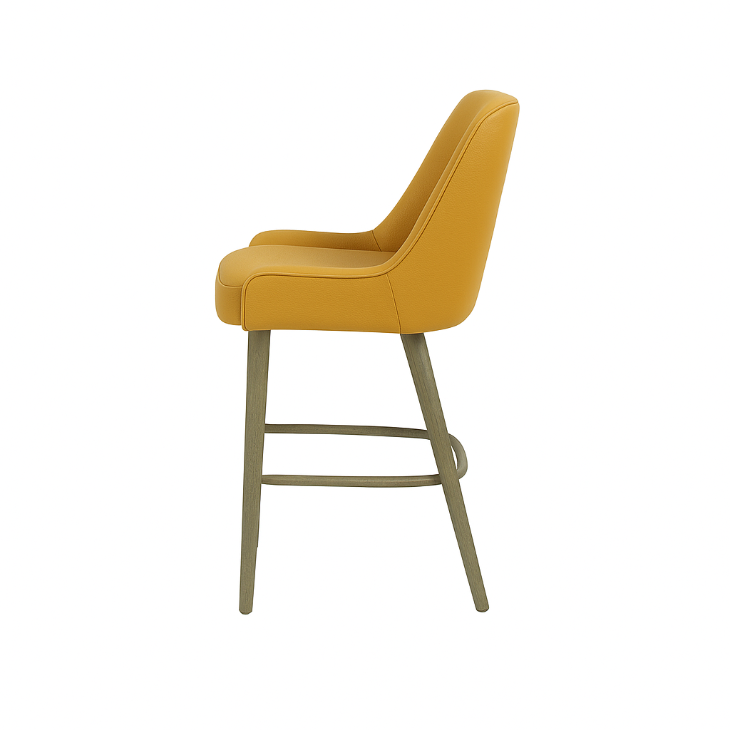 Scaun bar piele ROSIE | model GINA