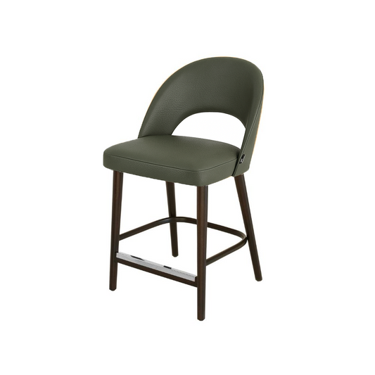 Scaun bar piele VERDE | model EXPRES