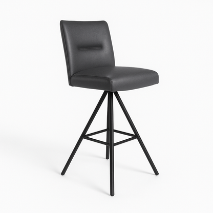 Scaun bar piele GRI | model INDU