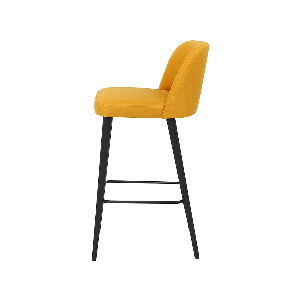 Scaun bar piele GALBENA | model IVA