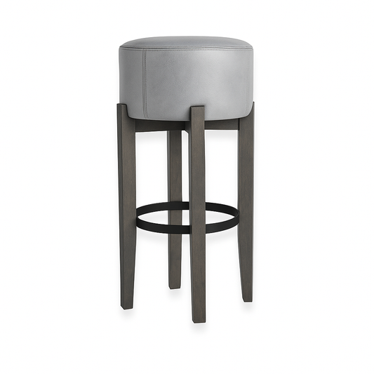 Scaun bar piele GRI | model MERI