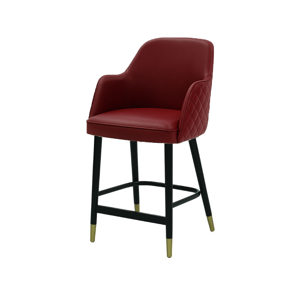 Scaun bar piele GALBENA | model PINO X