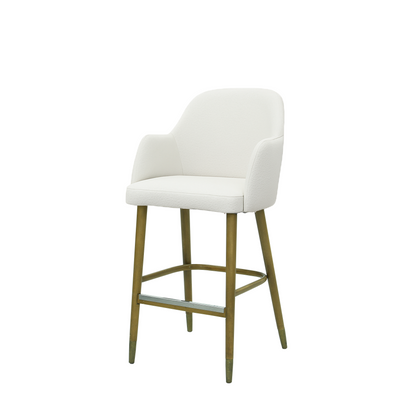 Scaun bar piele VERDE | model PINO