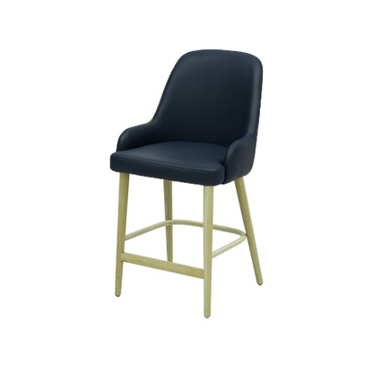 Scaun bar piele ALBASTRA | model ROCCO