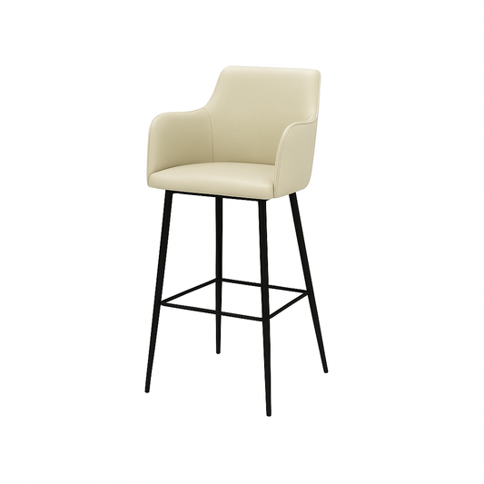 Scaun bar piele BEJ | model SINDY