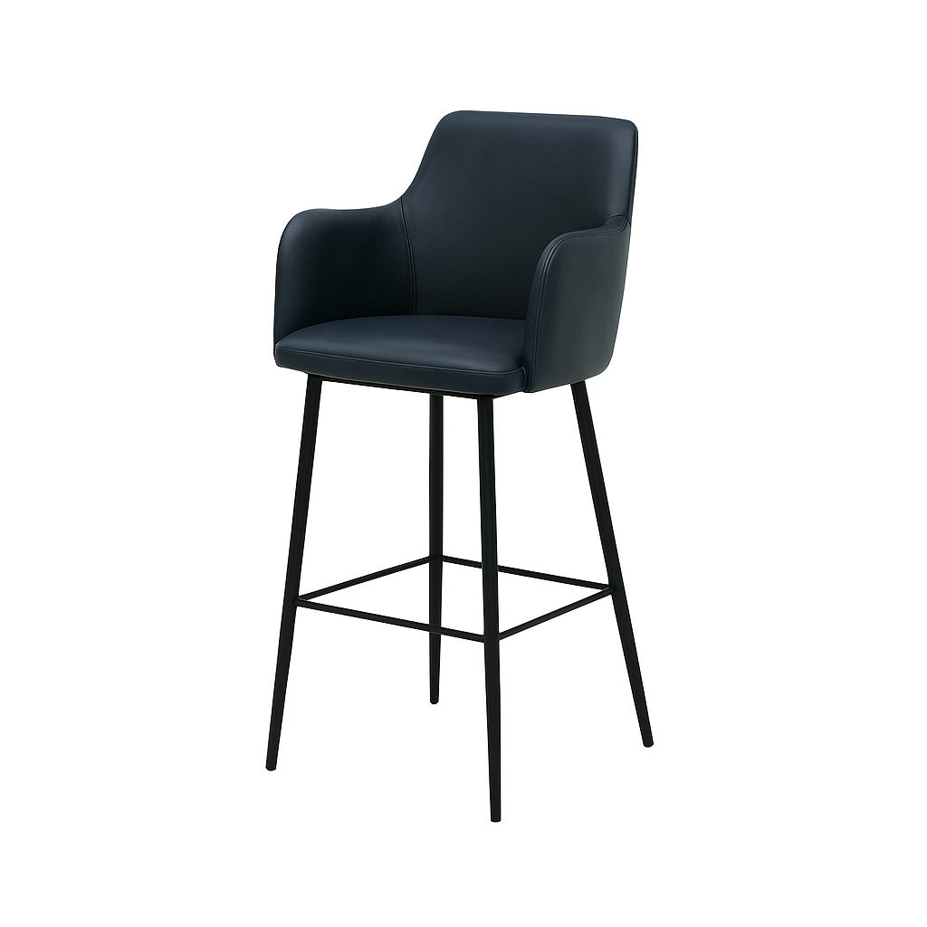 Scaun bar piele VERDE | model SINDY