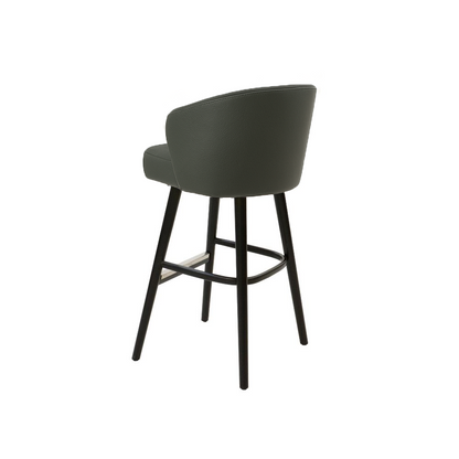 Scaun bar piele VERDE | model BRUNO