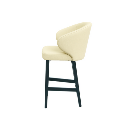 Scaun bar piele naturala VERDE | model CAPRICE