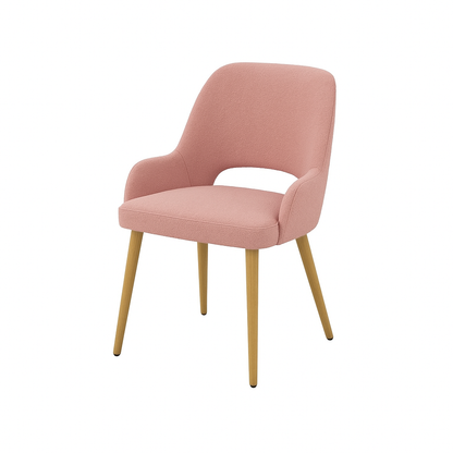 Scaun catifea GALBENA | model HUGO