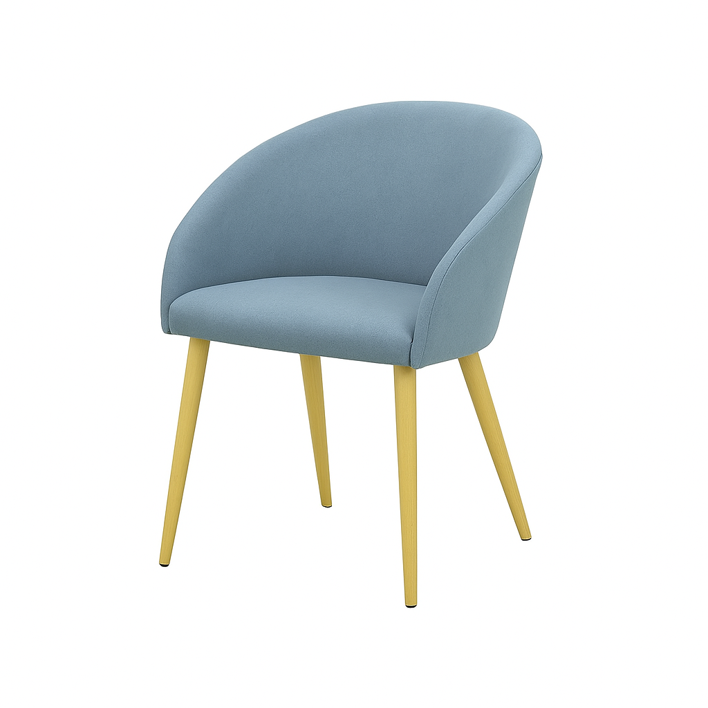 Scaun catifea GALBENA | model IBIS