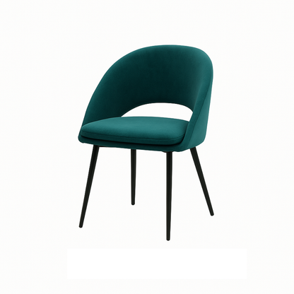 Scaun catifea ALBASTRA | model LAVA