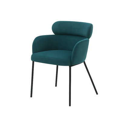 Scaun catifea VERDE | model LENY