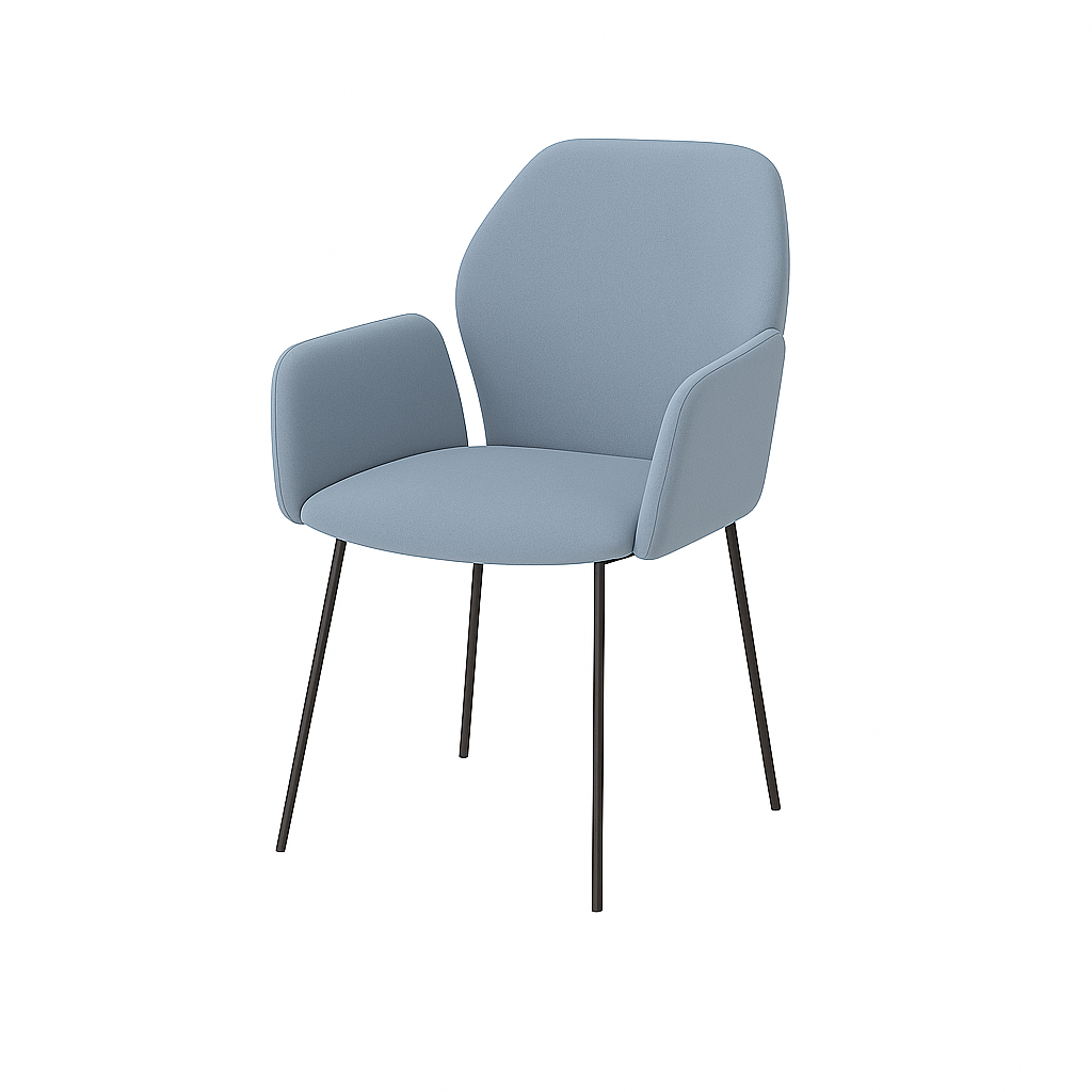 Scaun catifea GALBENA | model PETRA