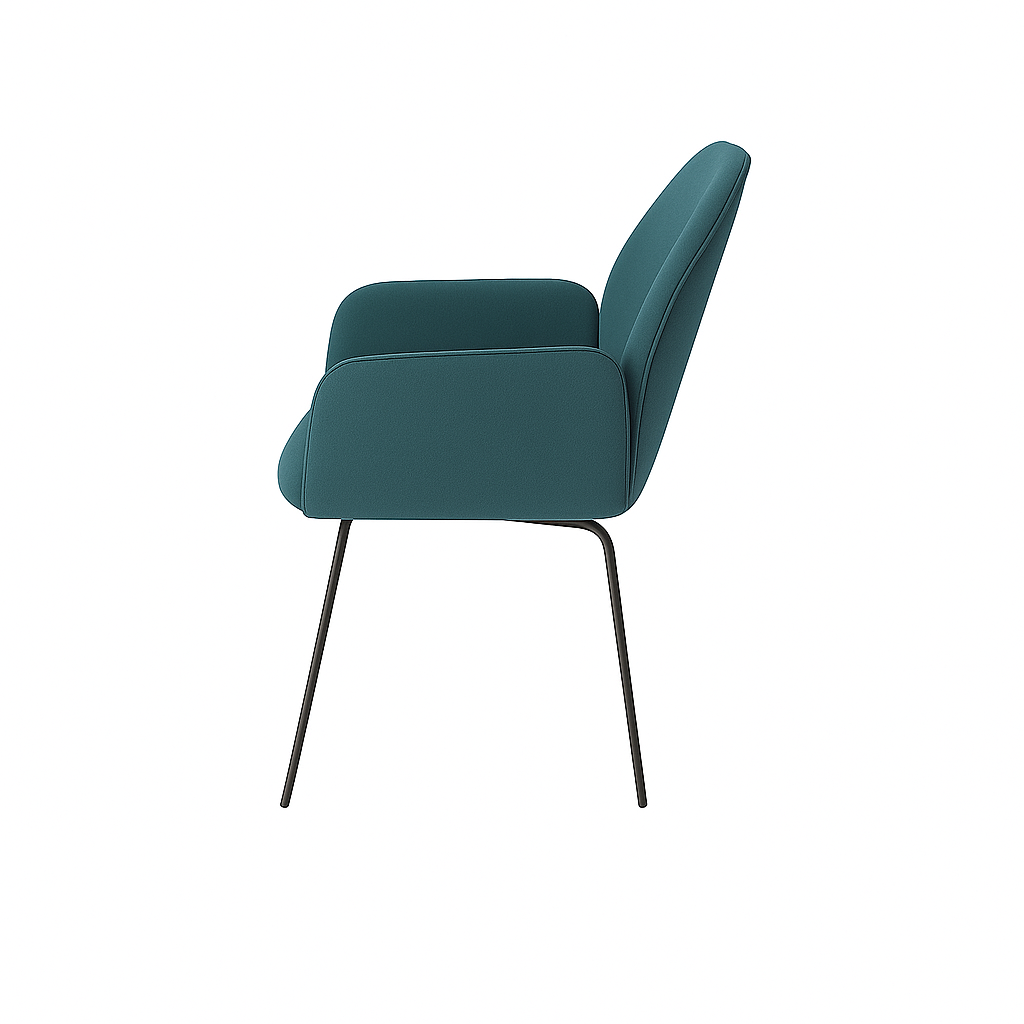 Scaun catifea VERDE | model PETRA