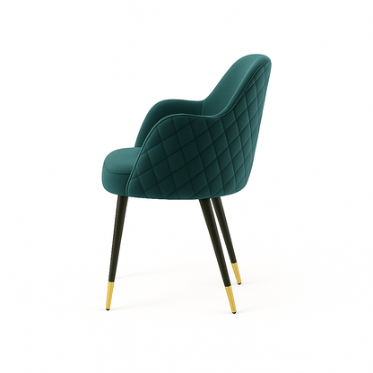 Scaun catifea GALBENA | model PINO X