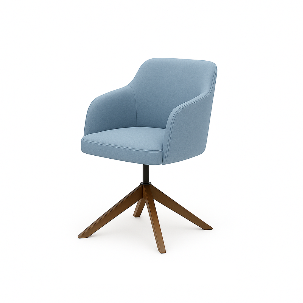 Scaun catifea ALBASTRA | model ROBI