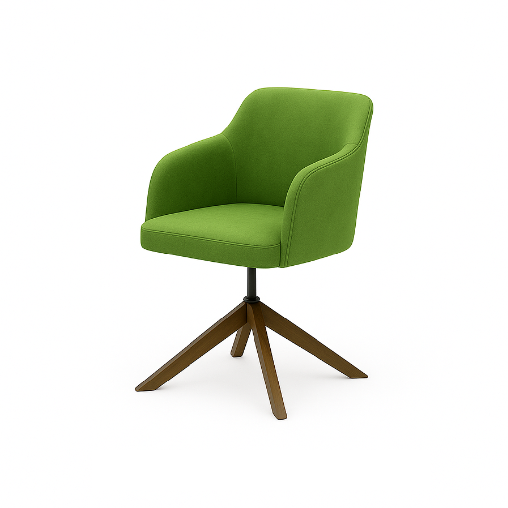 Scaun catifea GALBENA | model ROBI