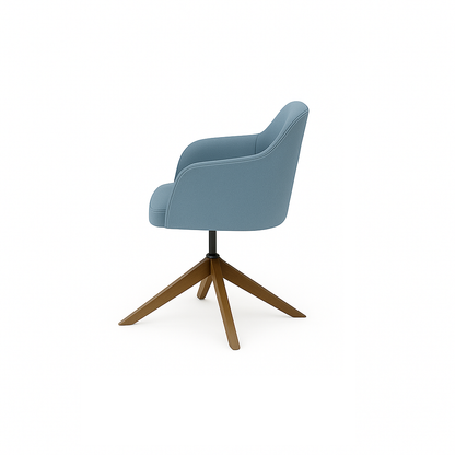 Scaun catifea ALBASTRA | model ROBI