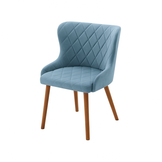 Scaun catifea ALBASTRA | model AMANDA