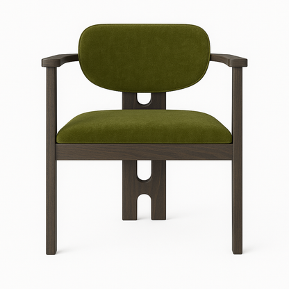 Scaun catifea GRI | model DORIAN ARM