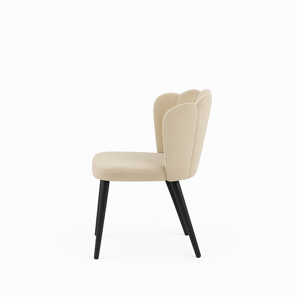 Scaun catifea ALBASTRA | model ARIA